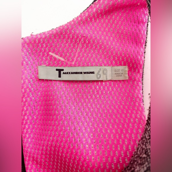 T Alexander Wang Neoprene Racerback Dress Sz 10 - Picture 6 of 9